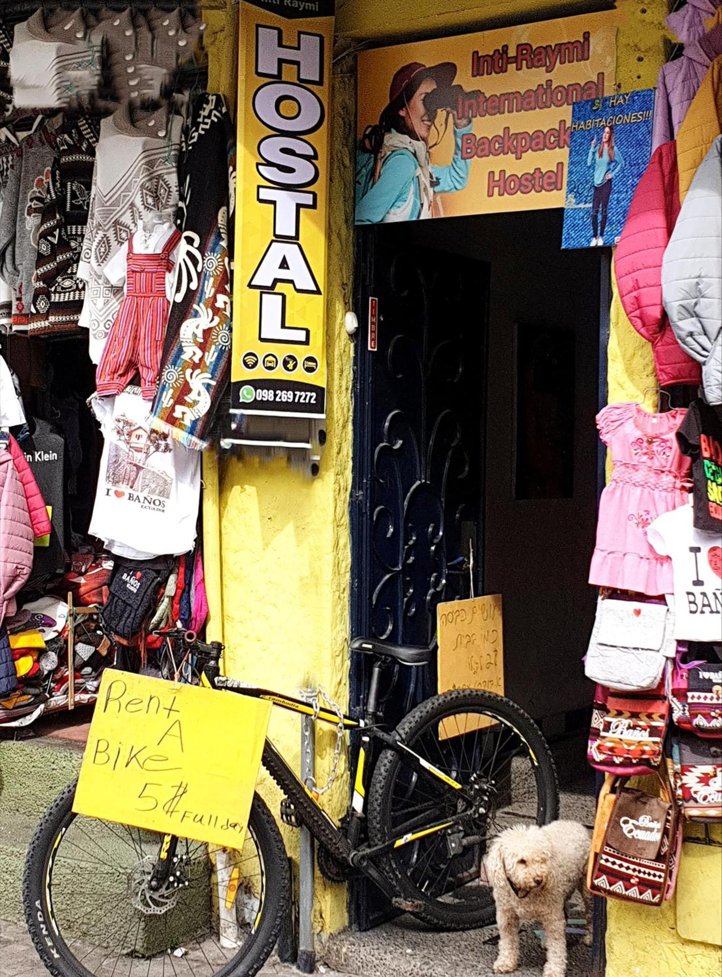 Hostal Inti Raymi Backpackers Banos  Bagian luar foto
